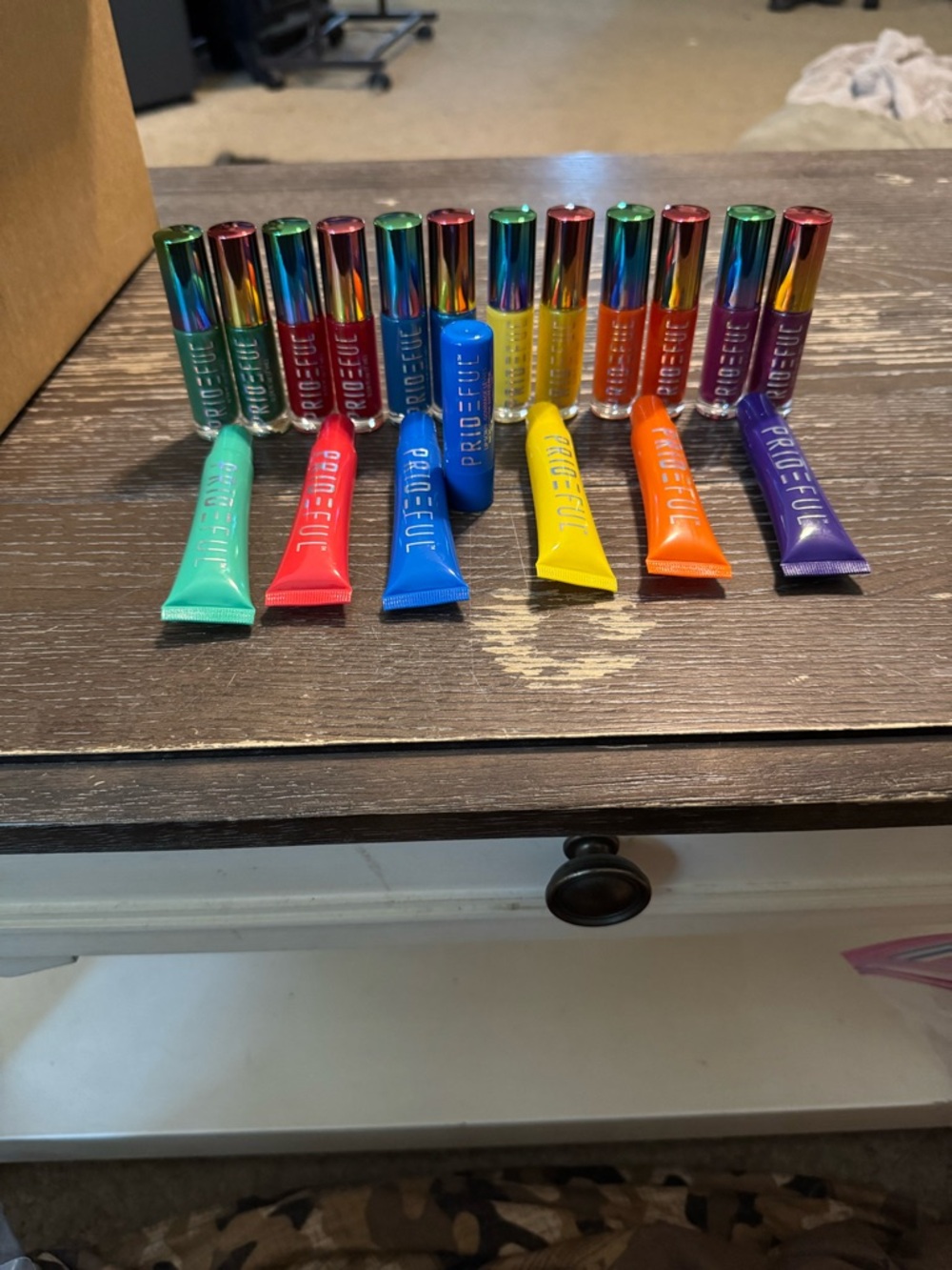 Prideful Nail Polish/Lip Balm/Lip Scrub Assorted Colors Lot